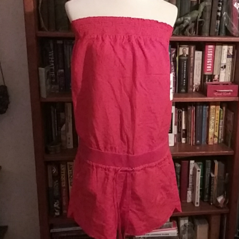 Jolt Red romper NWTS